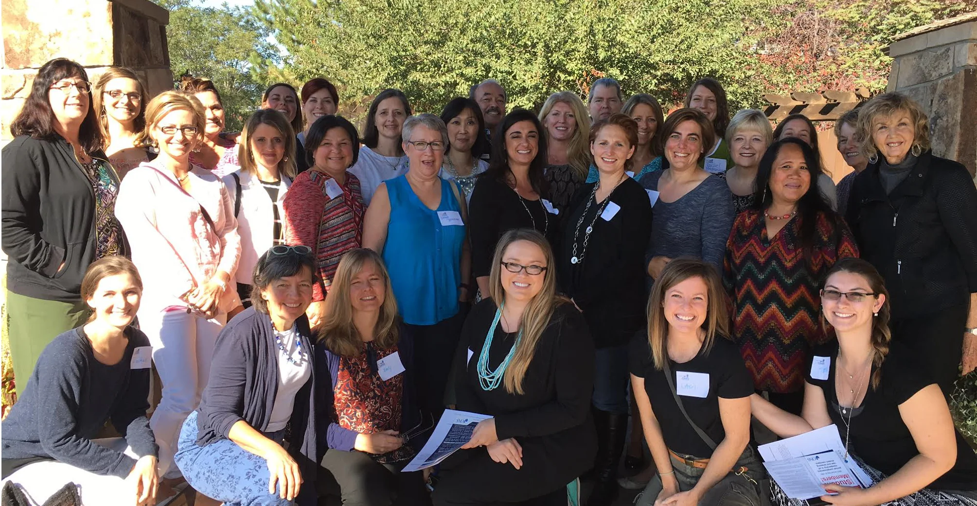Terri and attendees of the Intermountain Chapter of Oncology Nursing Society Fall Conference--Terri delivered the Keynote Address “A Crooked Smile: Facing Change with Grace and Humor.”