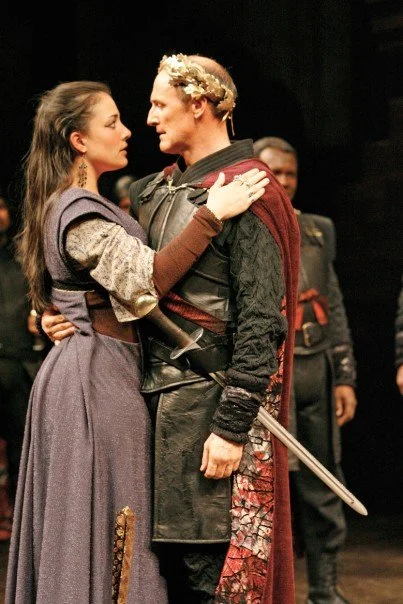 Nicola and Colm Feore in Coriolanus at the Stratford Theatre Festival. 