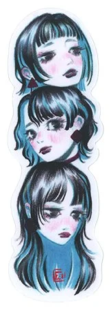 Yumi Y_3 Heads_Sticker.jpg