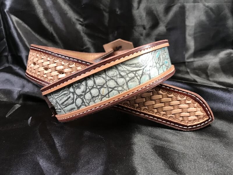 Size 40 Fully Tooled Belt — Matt Bennett Custom Leather