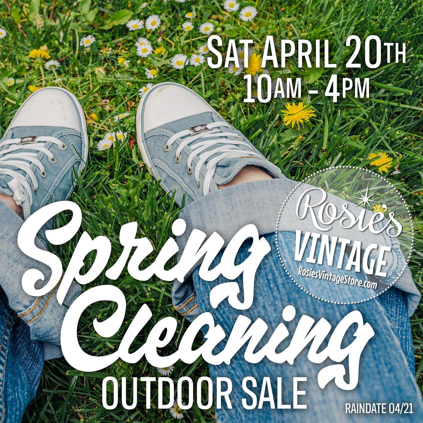 ✨Rosie&rsquo;s Vintage Spring Cleaning Outdoor Sale✨

What better way to celebrate a beautiful Spring day but to go to an Outdoor Sale!  Rosie&rsquo;s Dealers have been buying merchandise all Winter and they kinda overstocked a bit&hellip; so they re