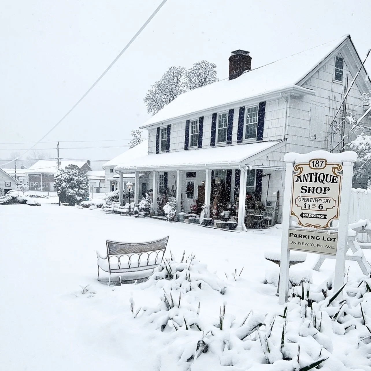 We are OPEN!!! At least we will be when we get our parking lot plowed out.  Delayed Opening Today&hellip; 1pm (ish)

We know many of you were planning on stopping by today to grab some holiday gifts and so we are most definitely here and open to help