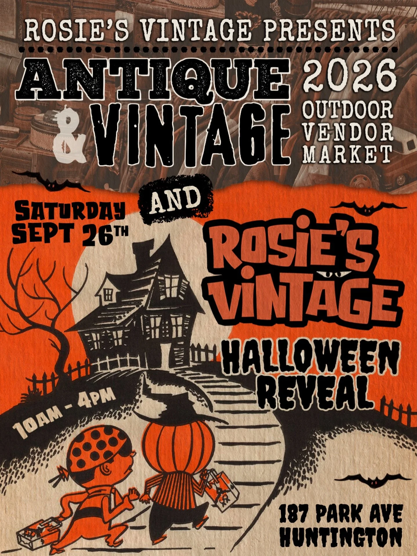 We are proud to say our 2026 Antique Vendor Market &amp; Vintage Halloween Reveal is shaping up to be even more epic than last year!  The build up has been insane and we already feel the excitement in the air!

We are blown away by the collection of 