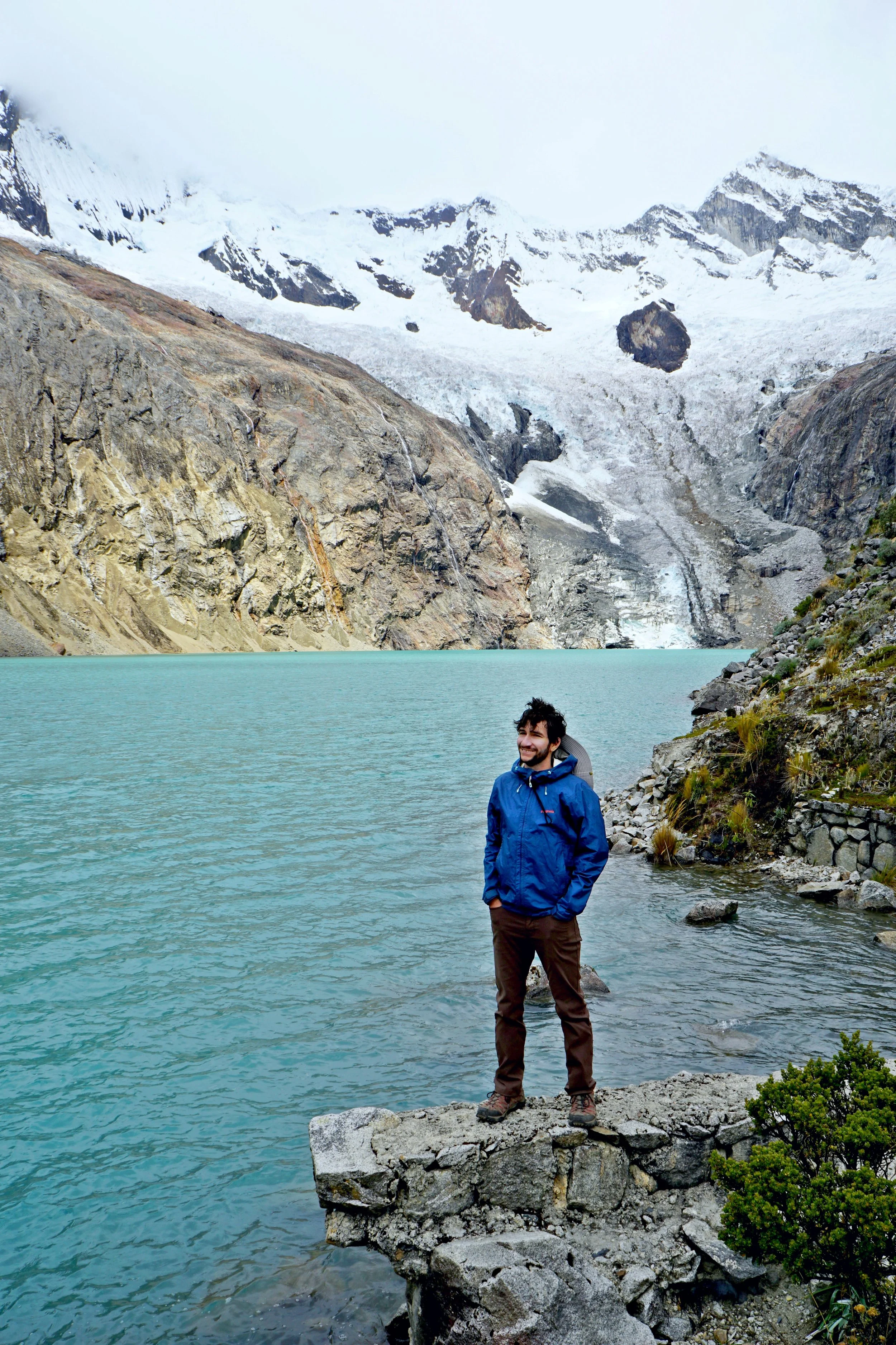 Hanging at Laguna Alpamayo