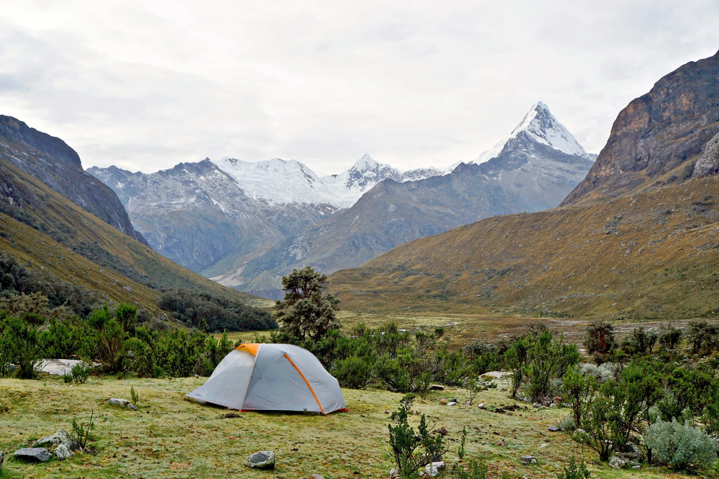 View from Alpamayo Base Camp