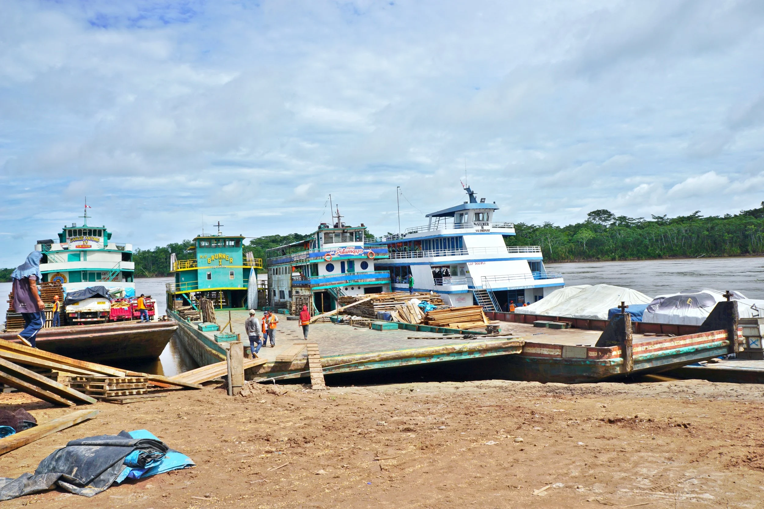 Boats at port, The Glimer IV is on the right