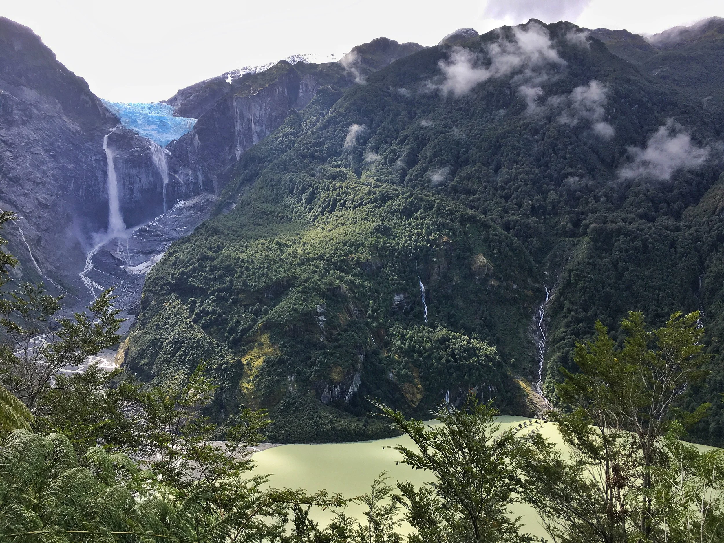 View from the Mirador in Queulat National Park
