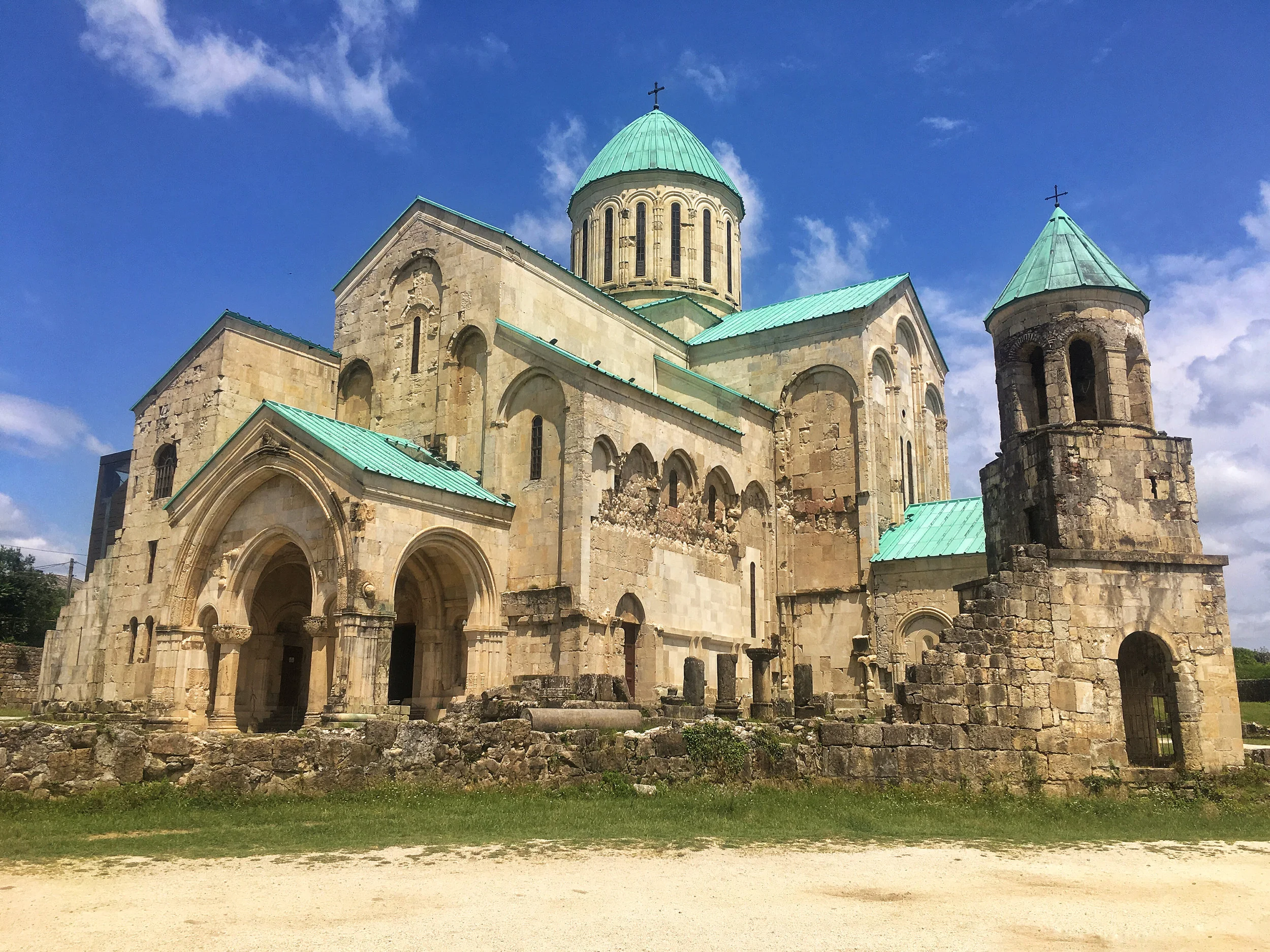 A classic example of Georgian Church. This one is big but they all follow the same cross-in-square structure with a central dome on top