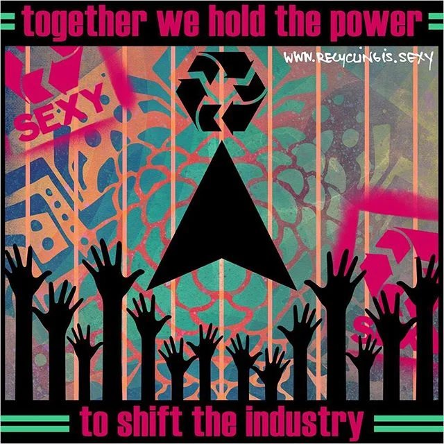 We believe in you. We believe in our human family. We will make this shift to transform industry and build a healthy planet.
Start with #materialmindfulness by playing the #zerowaste challenge. Link in our bio.
#RISlifestyle #recyclingissexy
Art: @therealsomedayk β¨πβ»οΈ