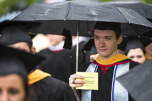 Photo by The Poughkeepsie Journal , Marist College Commencement ceremonies, 2013