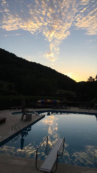 Courntey's "back yard" for the past year.