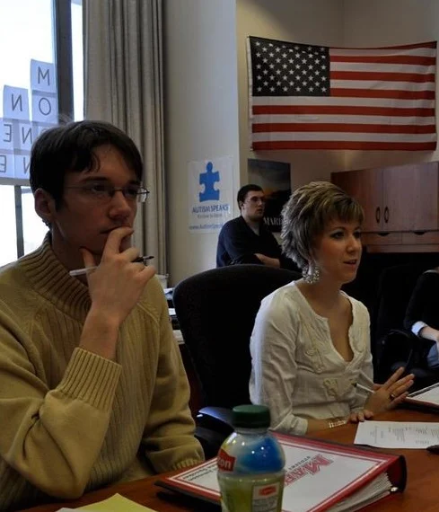 Michael as Senate Speaker during the 2011-2012 Administration of the Marist S.G.A.