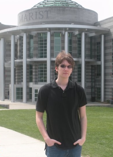 My first photo on the Marist campus, back in 2009.
