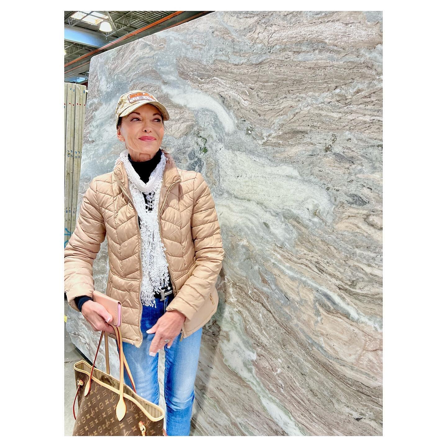 Love at first sight! 😍😎

Walking the aisles of the stone yard never gets old.  The natural beauty is aw-inspiring and yesterday during our stone selection it felt even more emotional. Watching my client&rsquo;s reaction of pure joy coupled with the