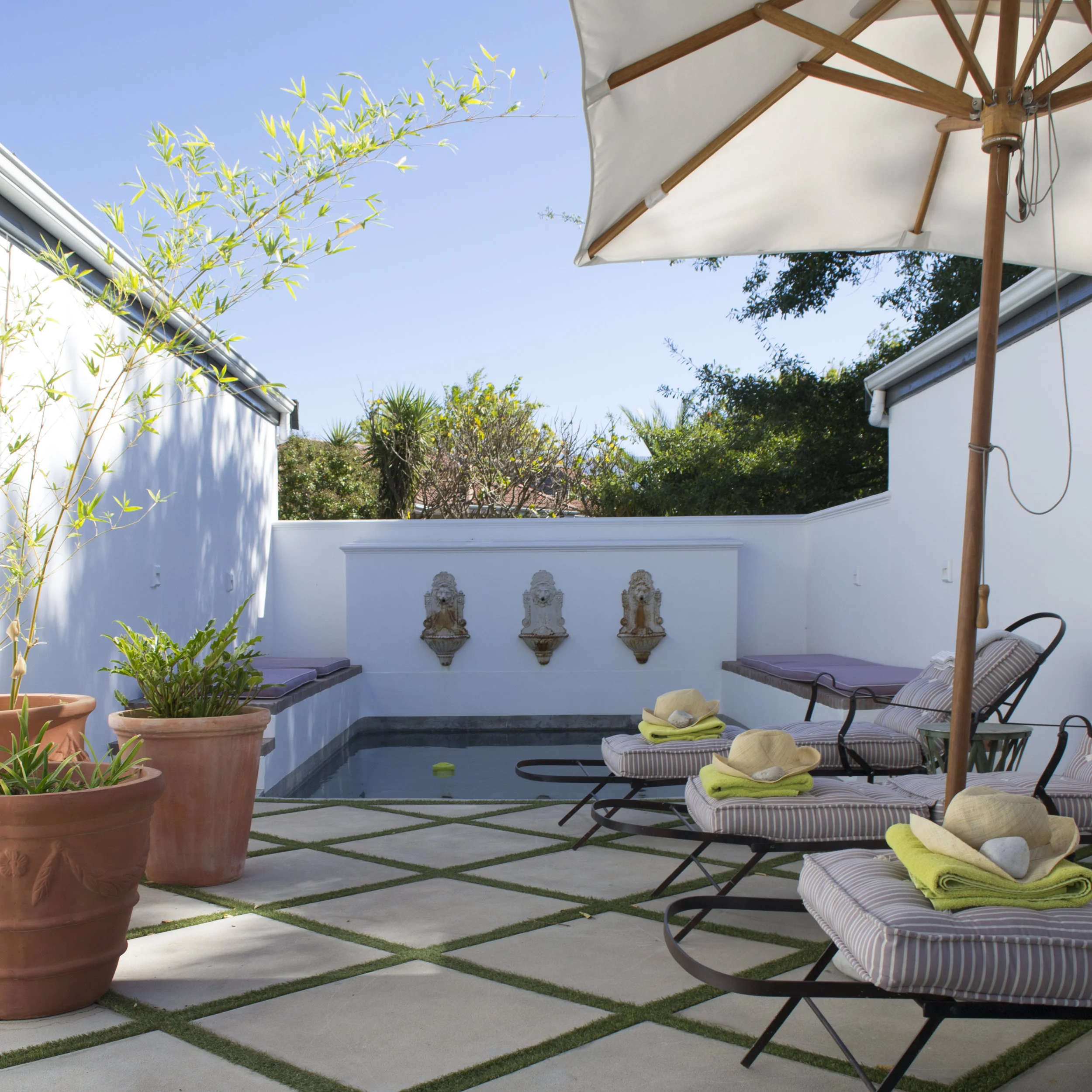 Our pool at Akademie Street.