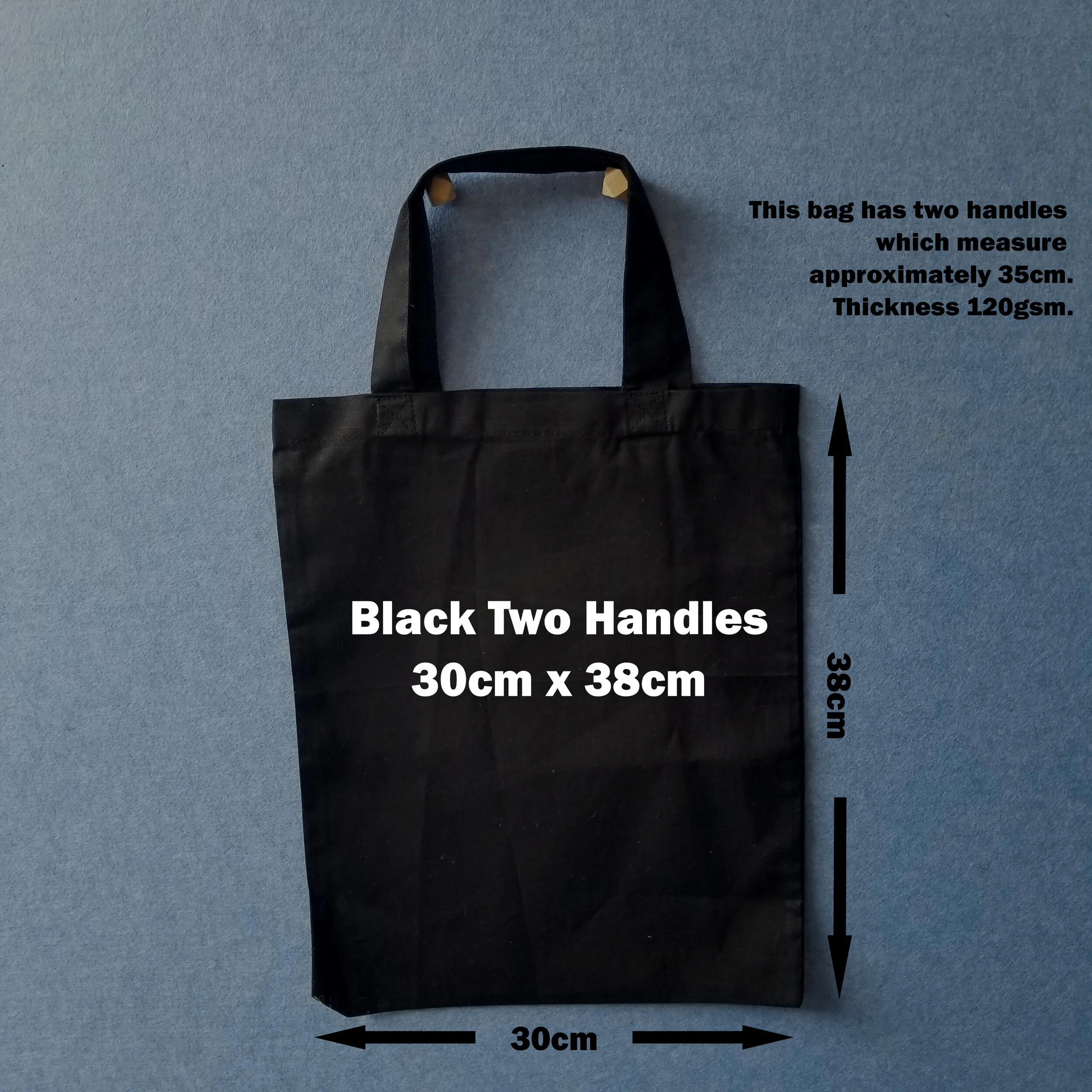 Calico Bag - Black - 30cm x 38cm - 2 Handles.jpg