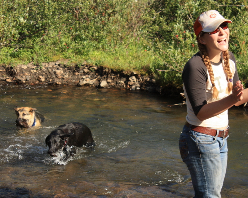 Our sweet old girls. Both gone now. What fun we had that day. 