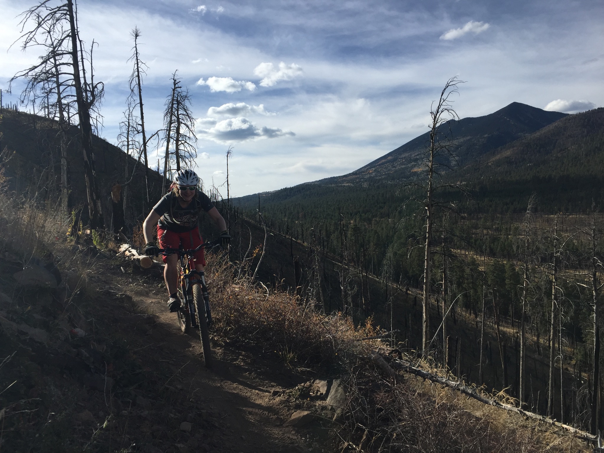 Enjoying the newly reopened Little Bear Trail. Considering how many rides I've taken on this bike, my cost per ride is in the pennies. 