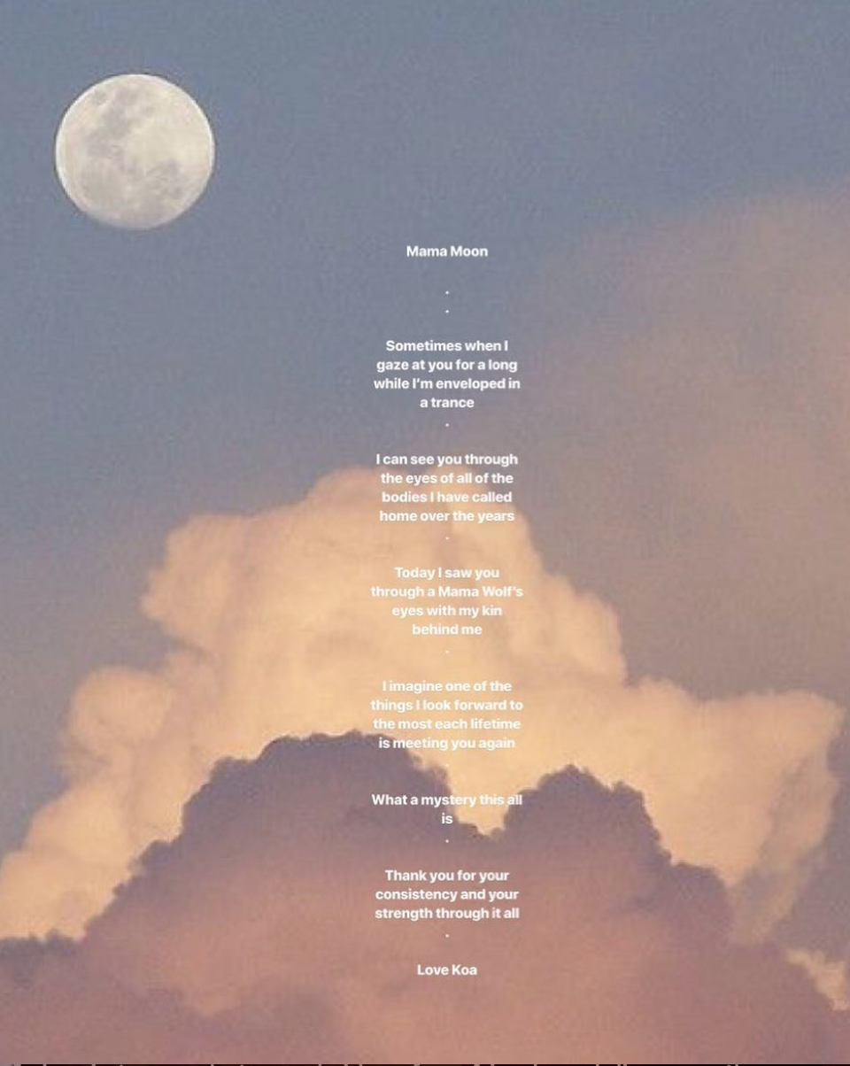 A love letter to Mama Moon