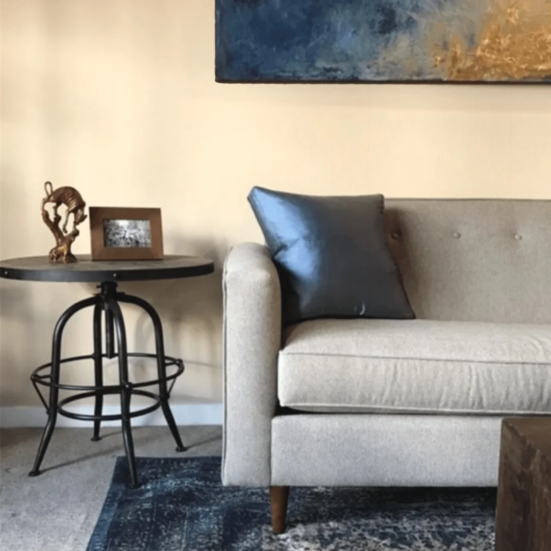 Bachelor pad living room