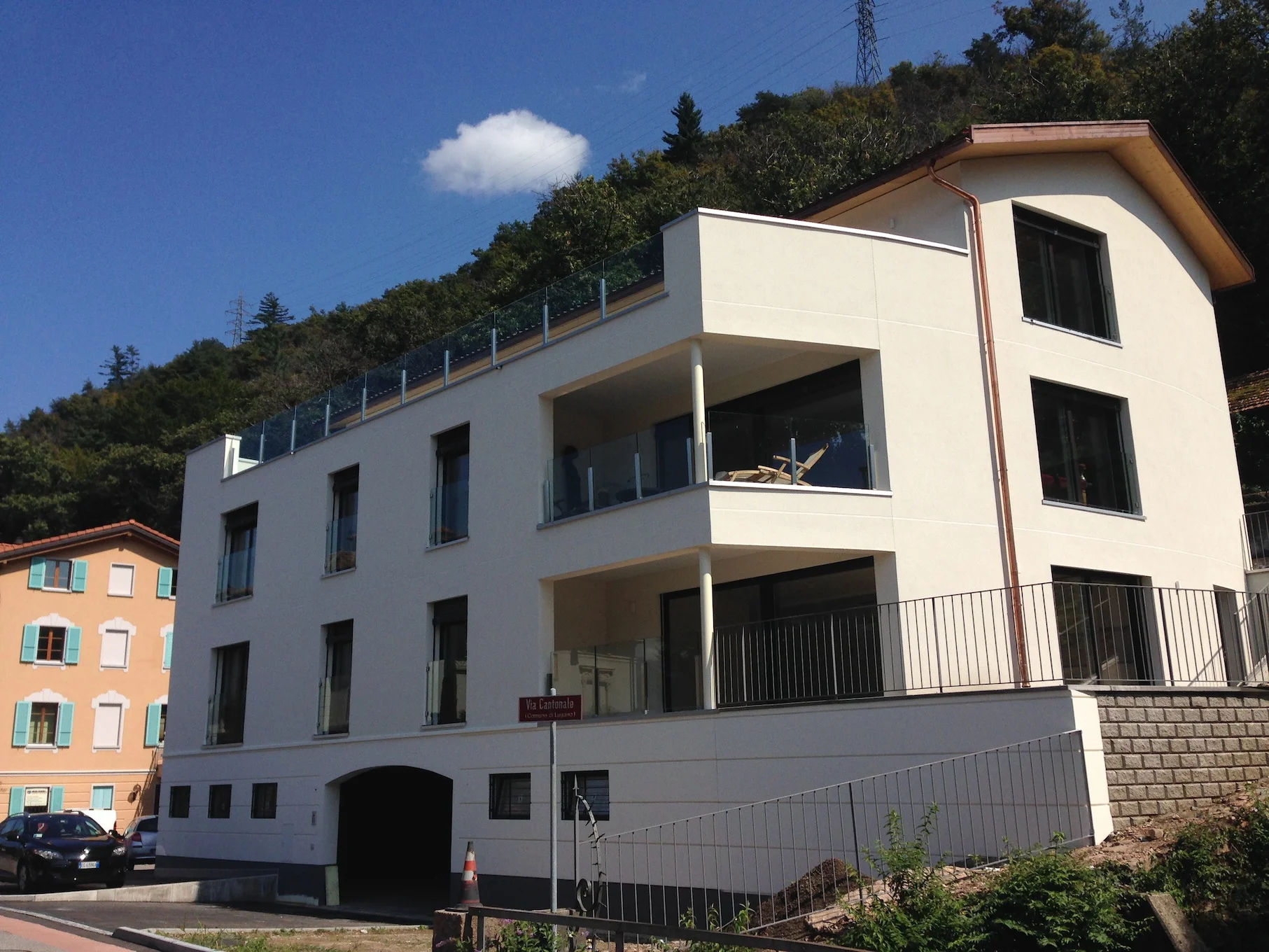 Residential - prefabricated wooden building 