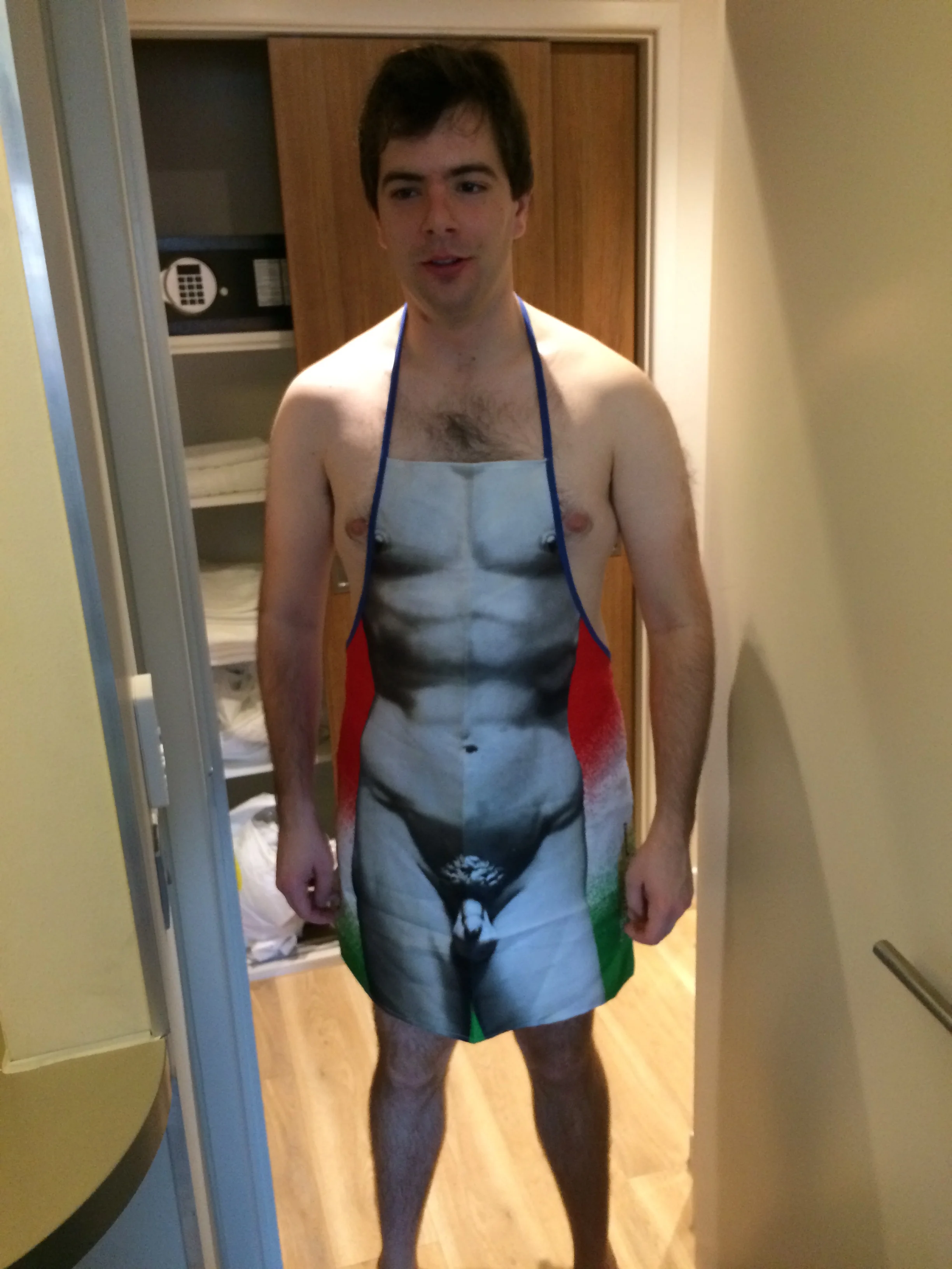 Mark's cooking attire