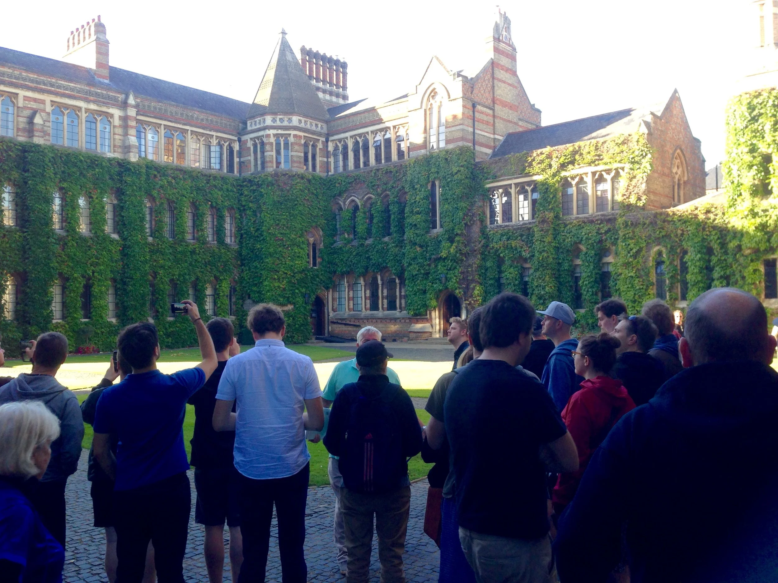 Checking out part of Rugby School. Very Posh