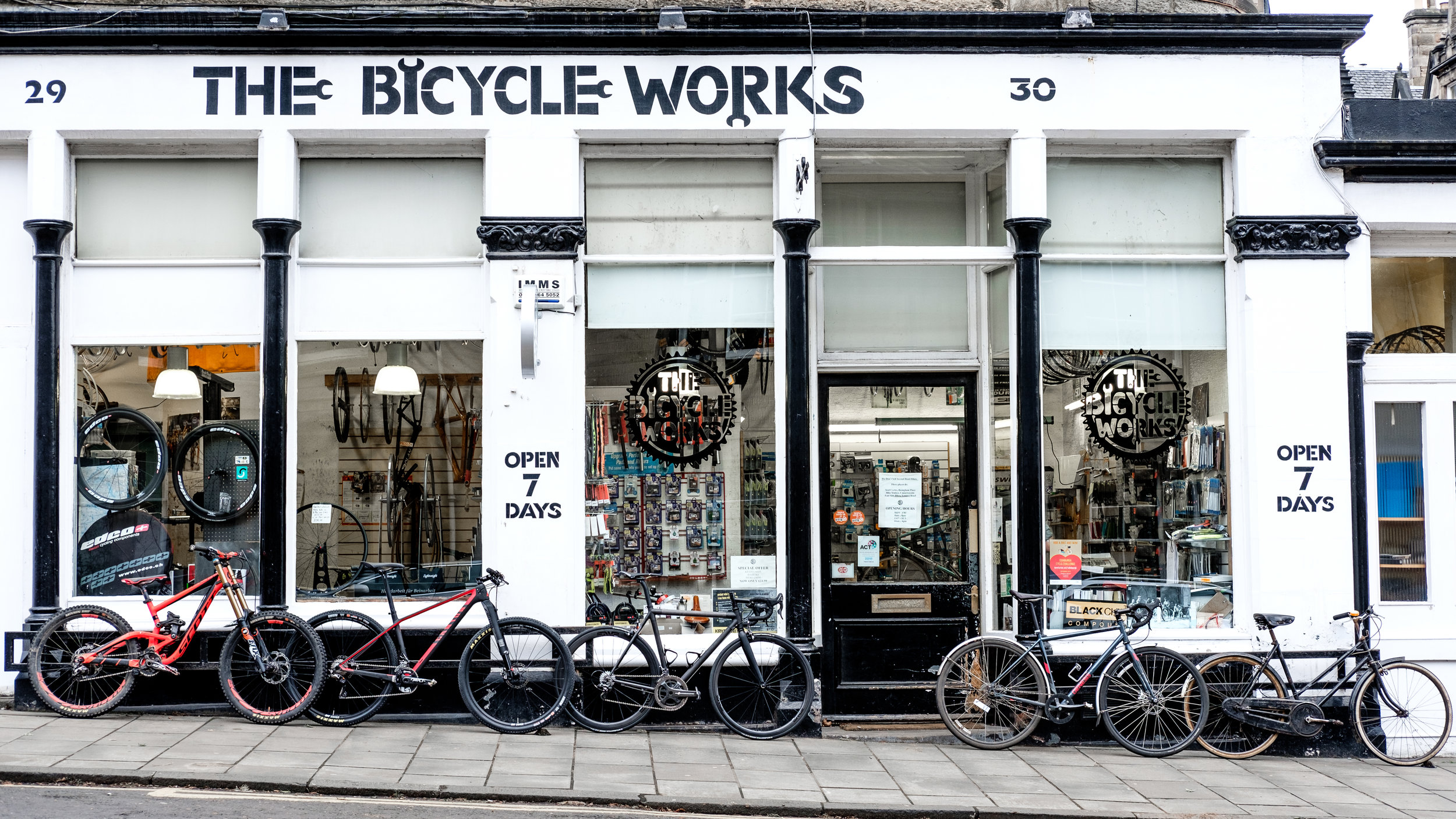 Welcome to the Bicycle Works, Edinburgh.