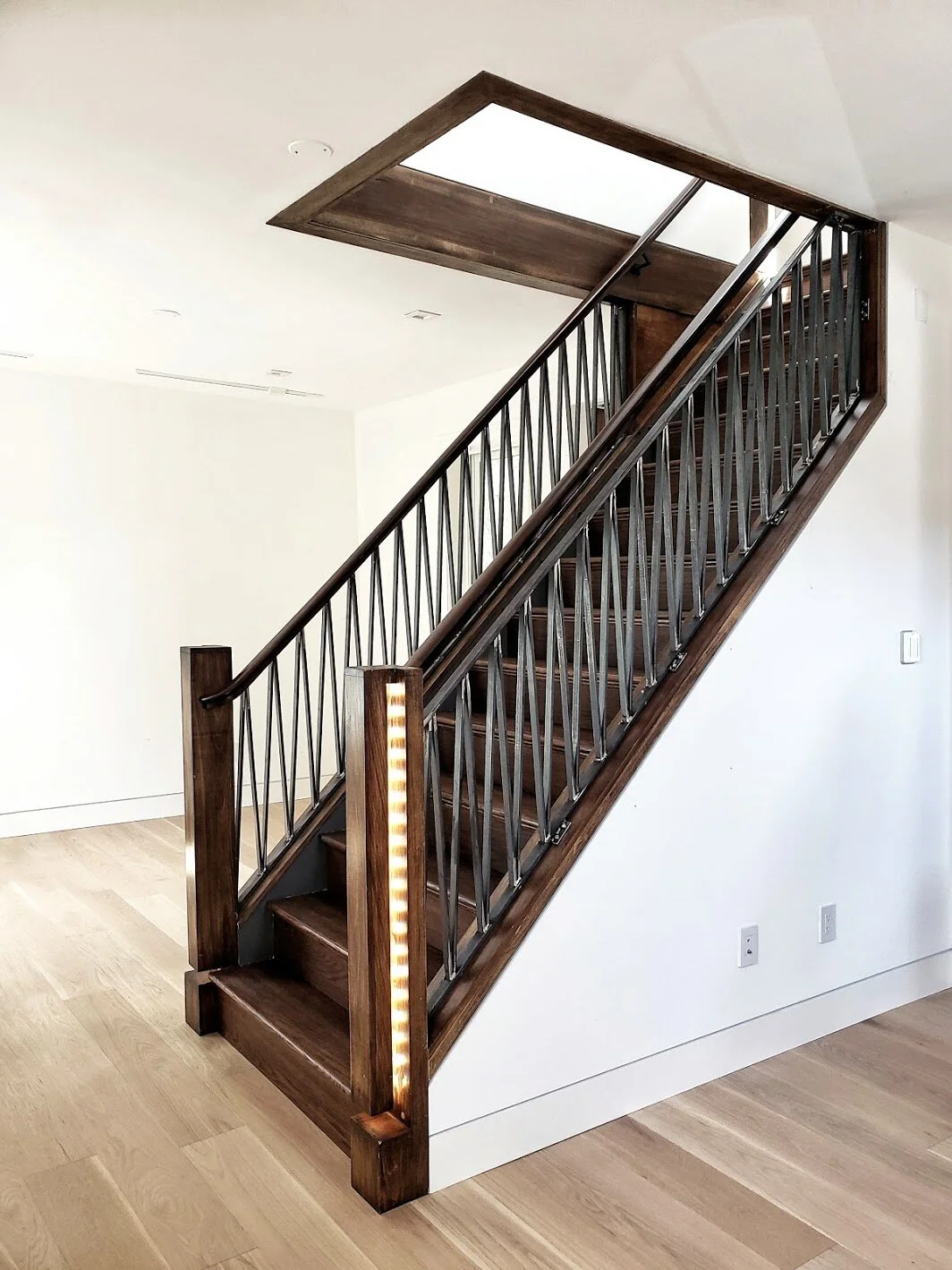 Madison Sq. st. Project Steel Railing traditional wood hand rails