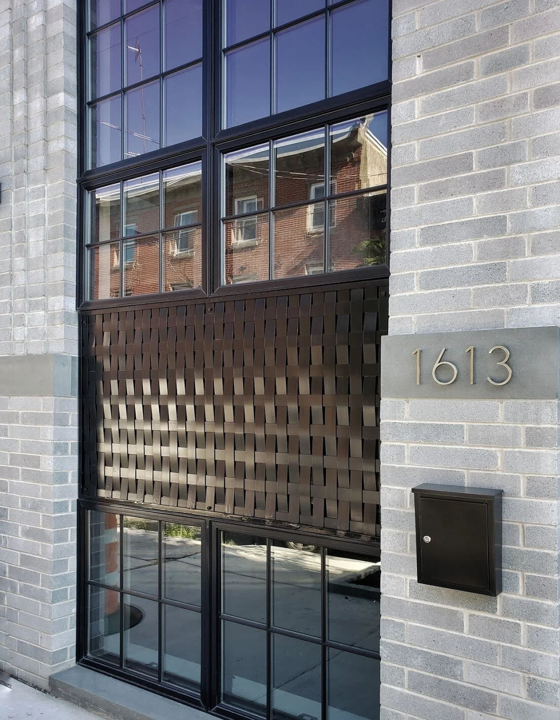 Steel Basket Woven Architectural Panels Montrose Street