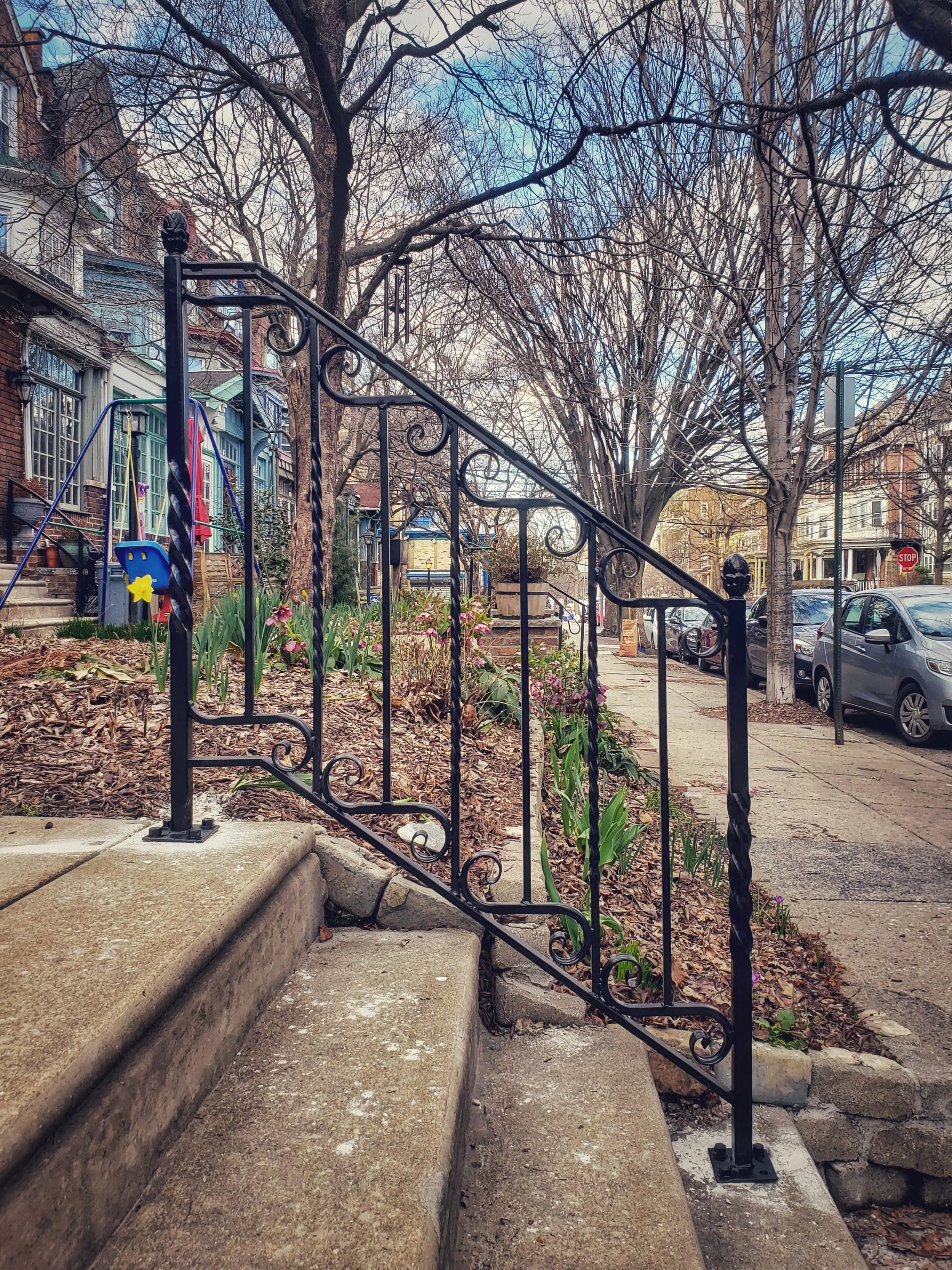 West Philly Front railing