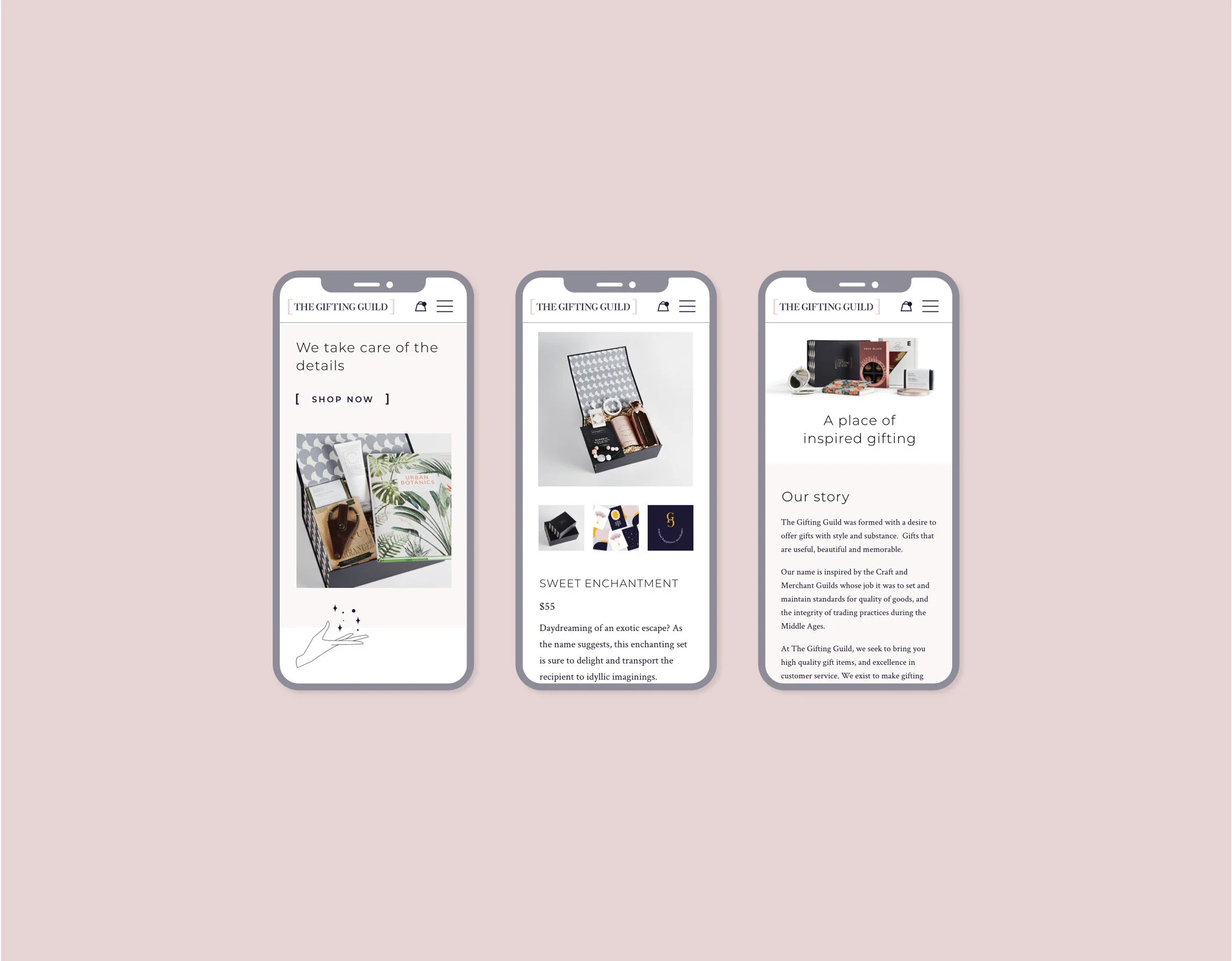 The Gifting Guild – brand and web design