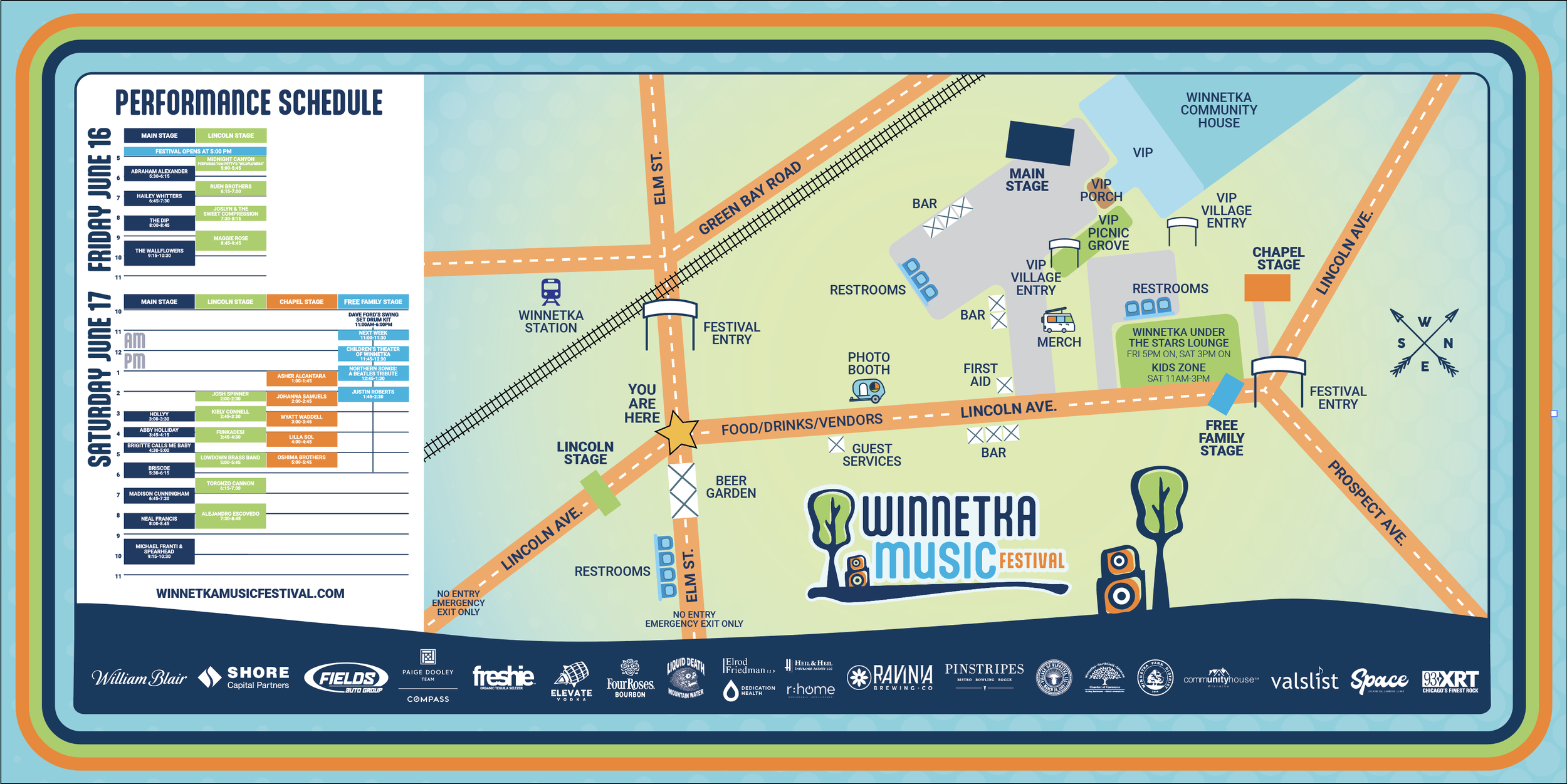 Festival Map — Music Festival Summer Music Festival Chicago