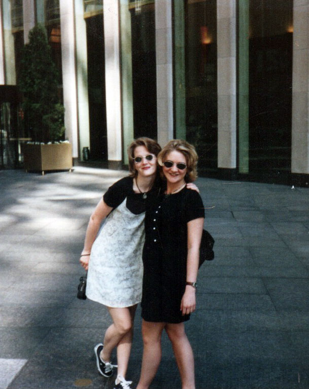 Here we are in New York City trying to look cool! This was sometime in the nineties - maybe 1995 or so?