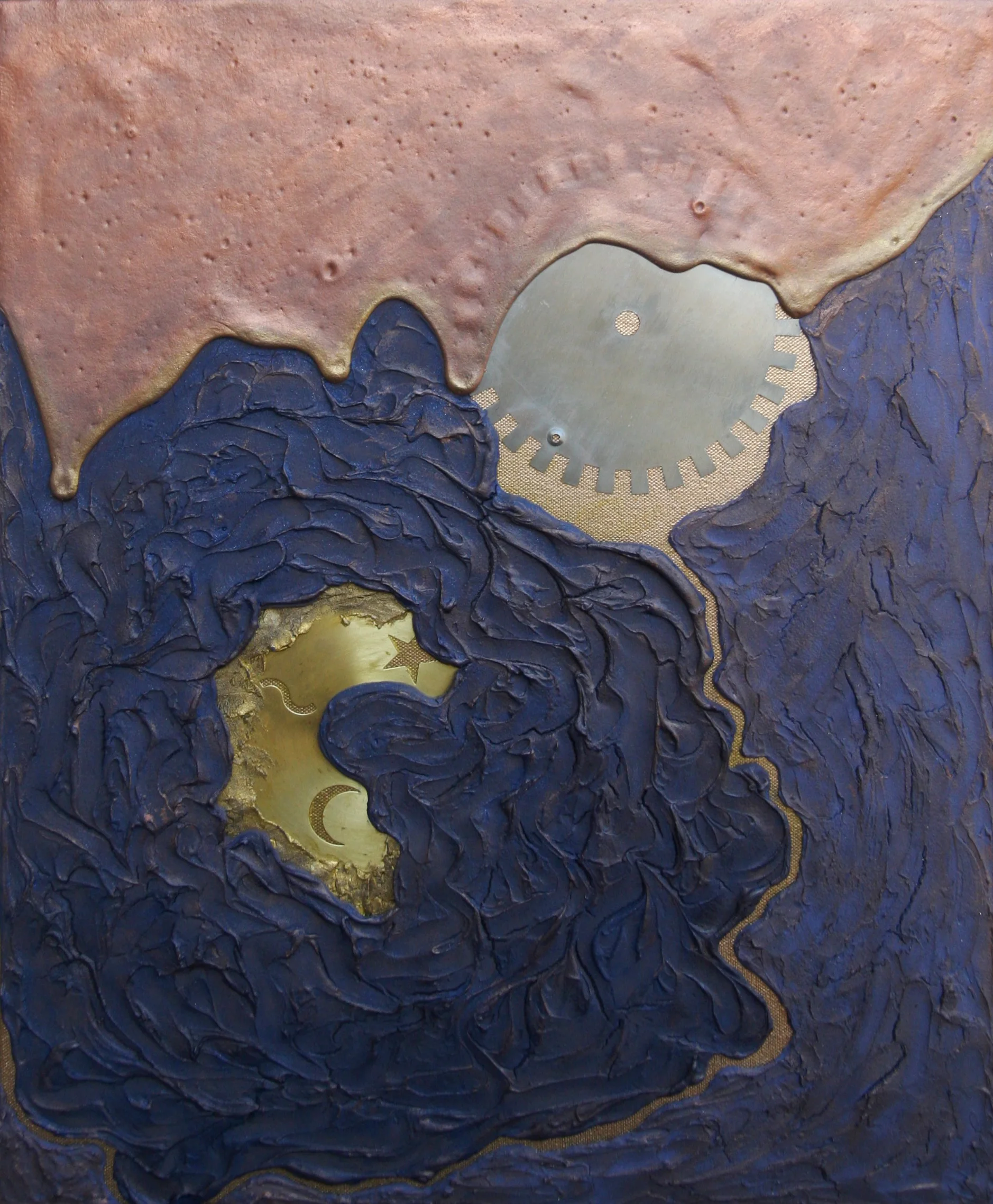 Encompass | mixed media on canvas | 16 x 20 | $190