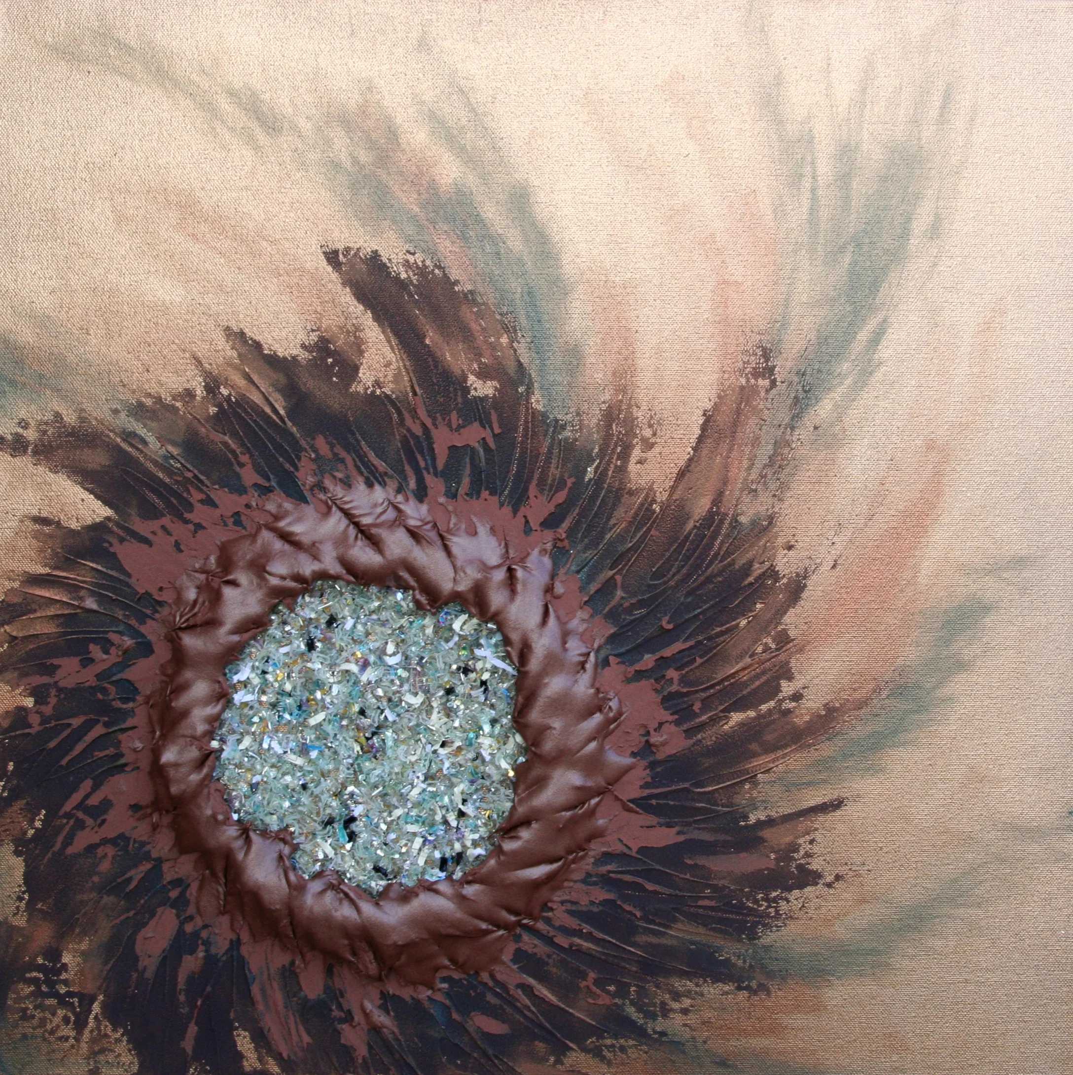 Refine | mixed media on canvas | 20 x 20 | gifted