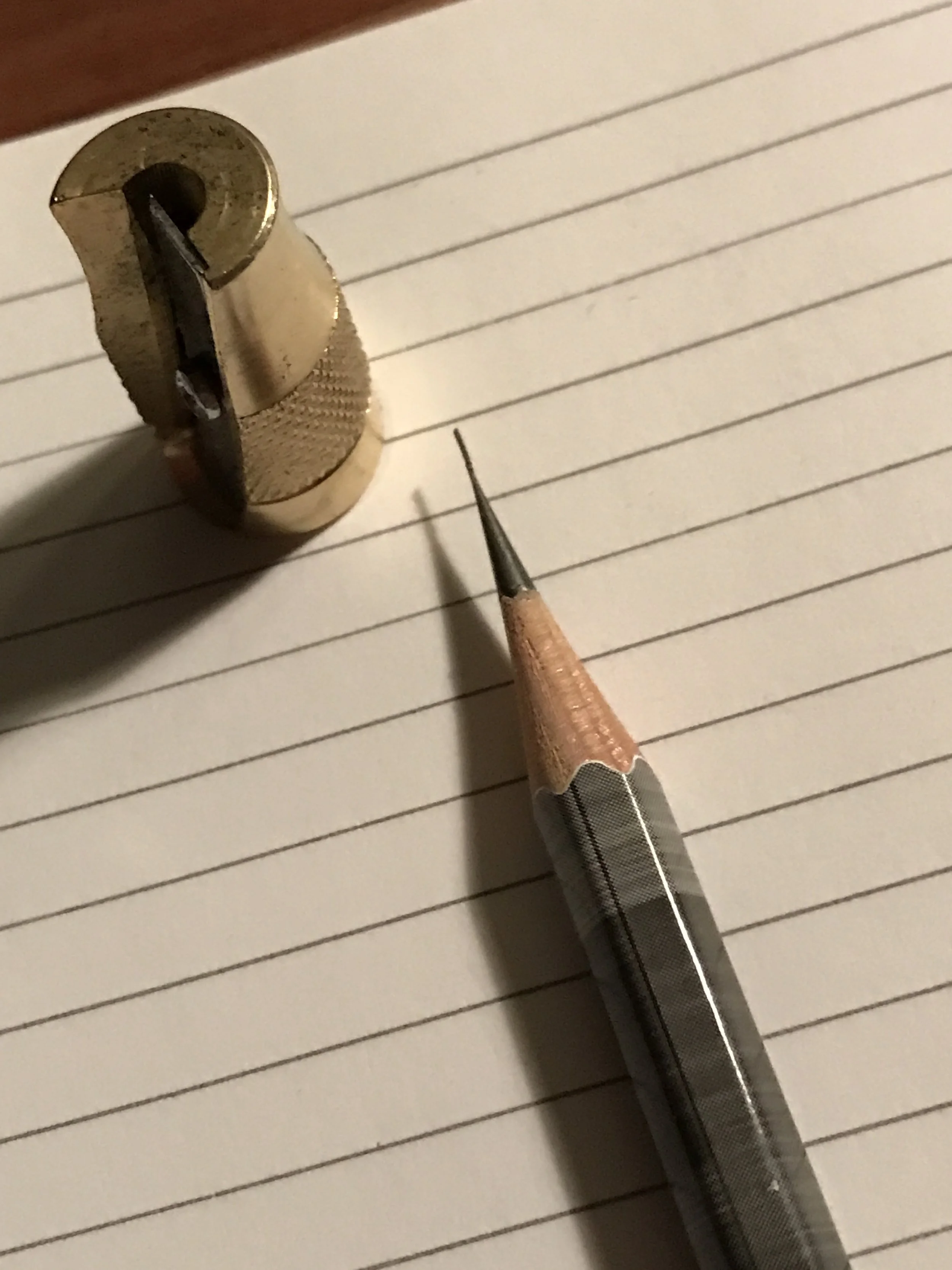 Sometimes you'll get a hypodermic needle that makes it through the sharpening process.