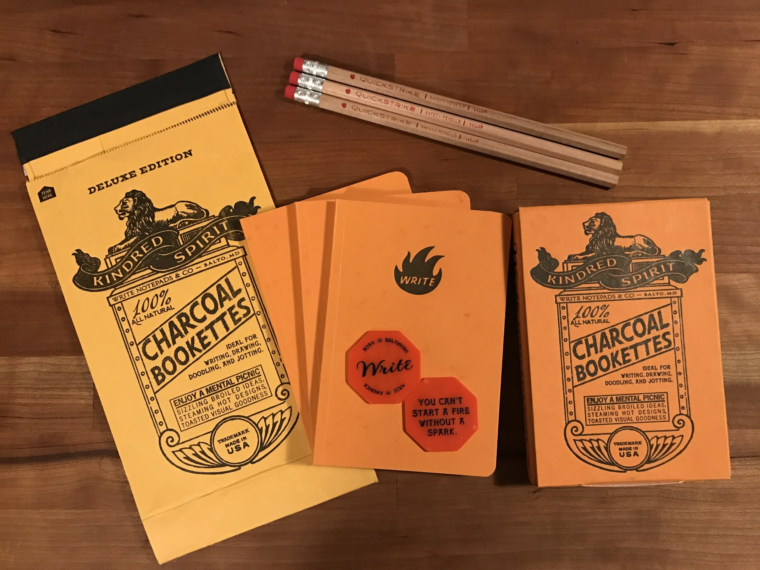 Seriously...what's better than Charcoal Bookettes?