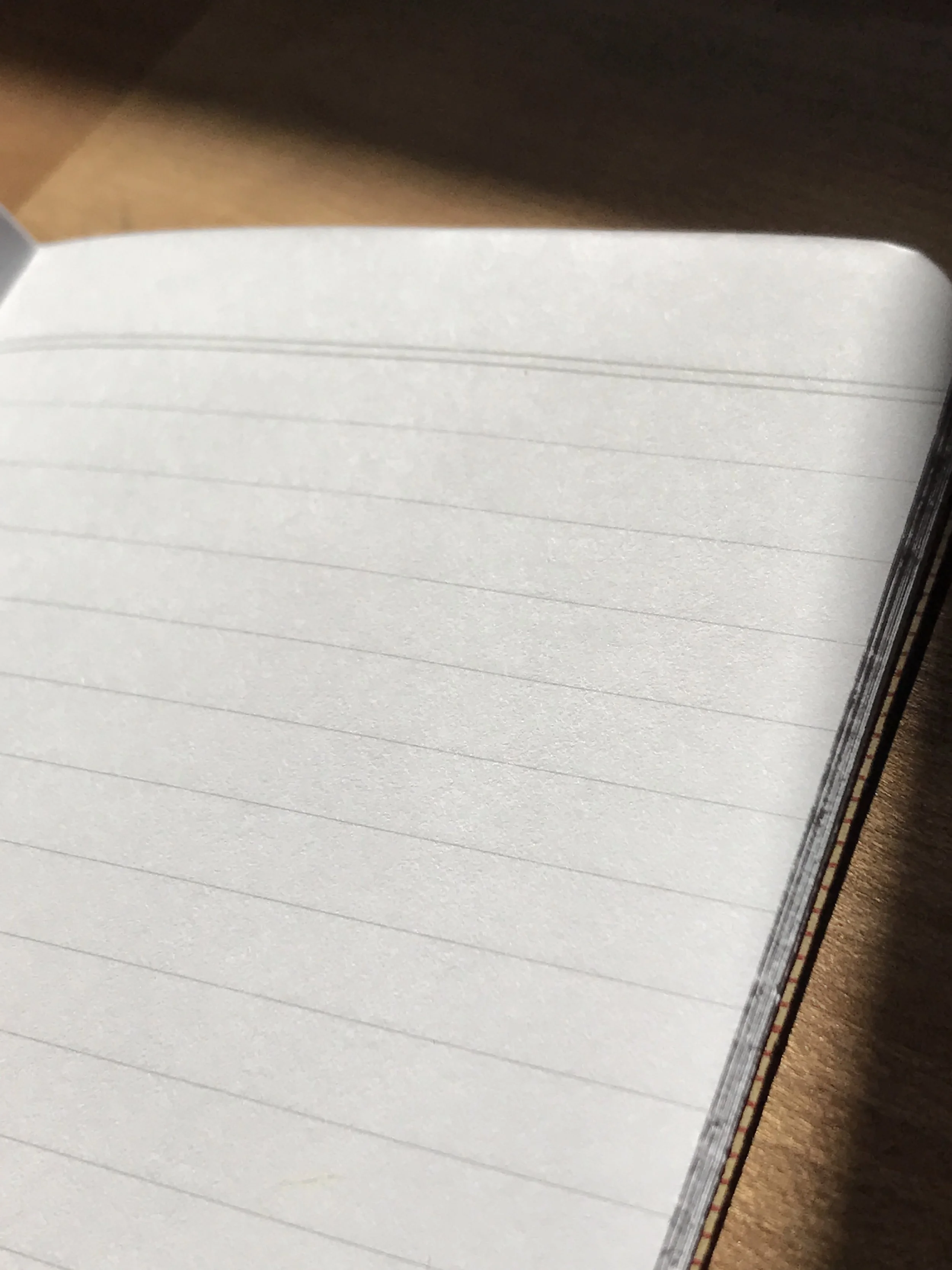 Lined paper!