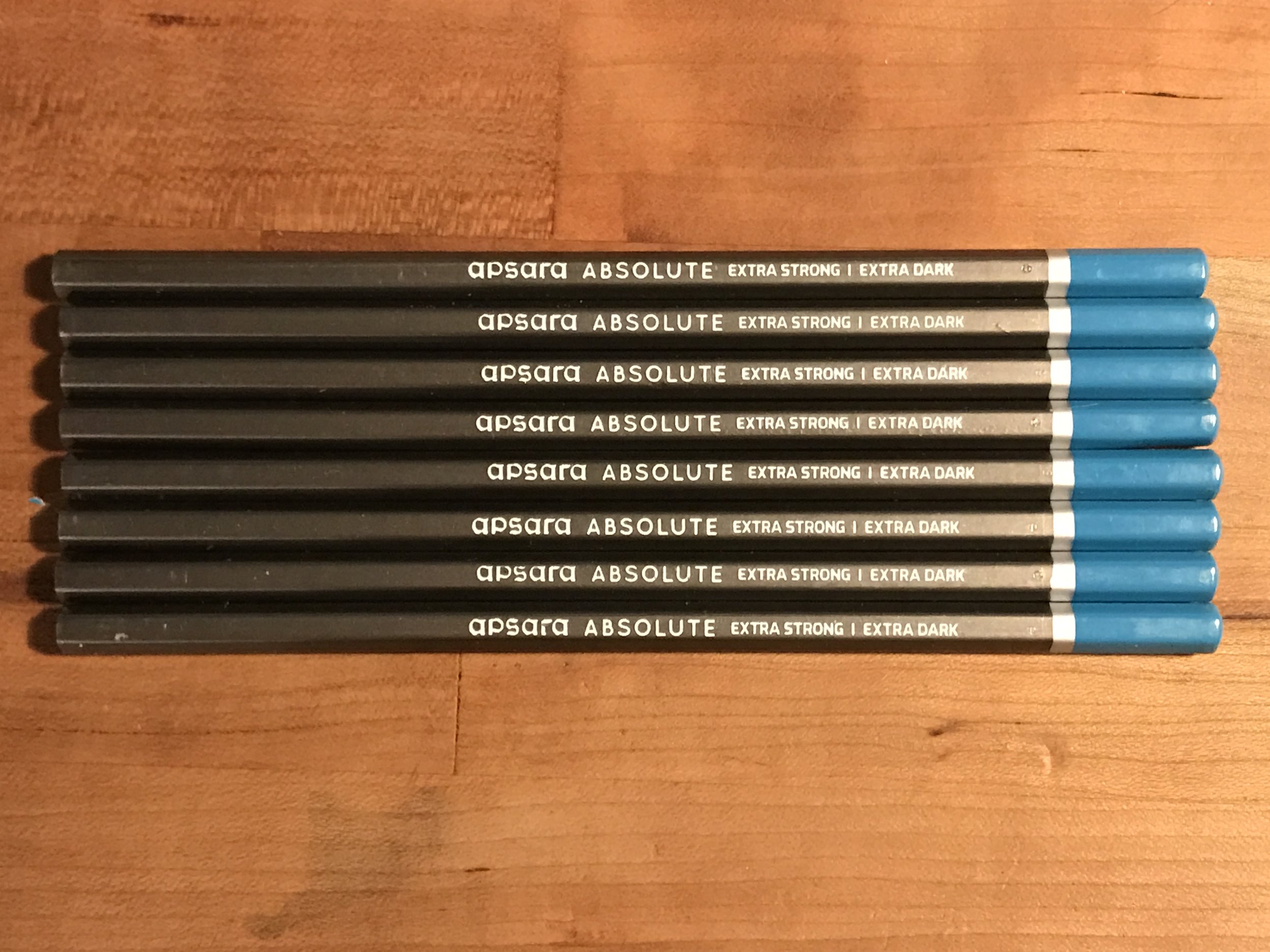 Apsara 50x Absolute Extra Dark Pencil Free 5 Sharpeners 5 Erasers Stationery FS 