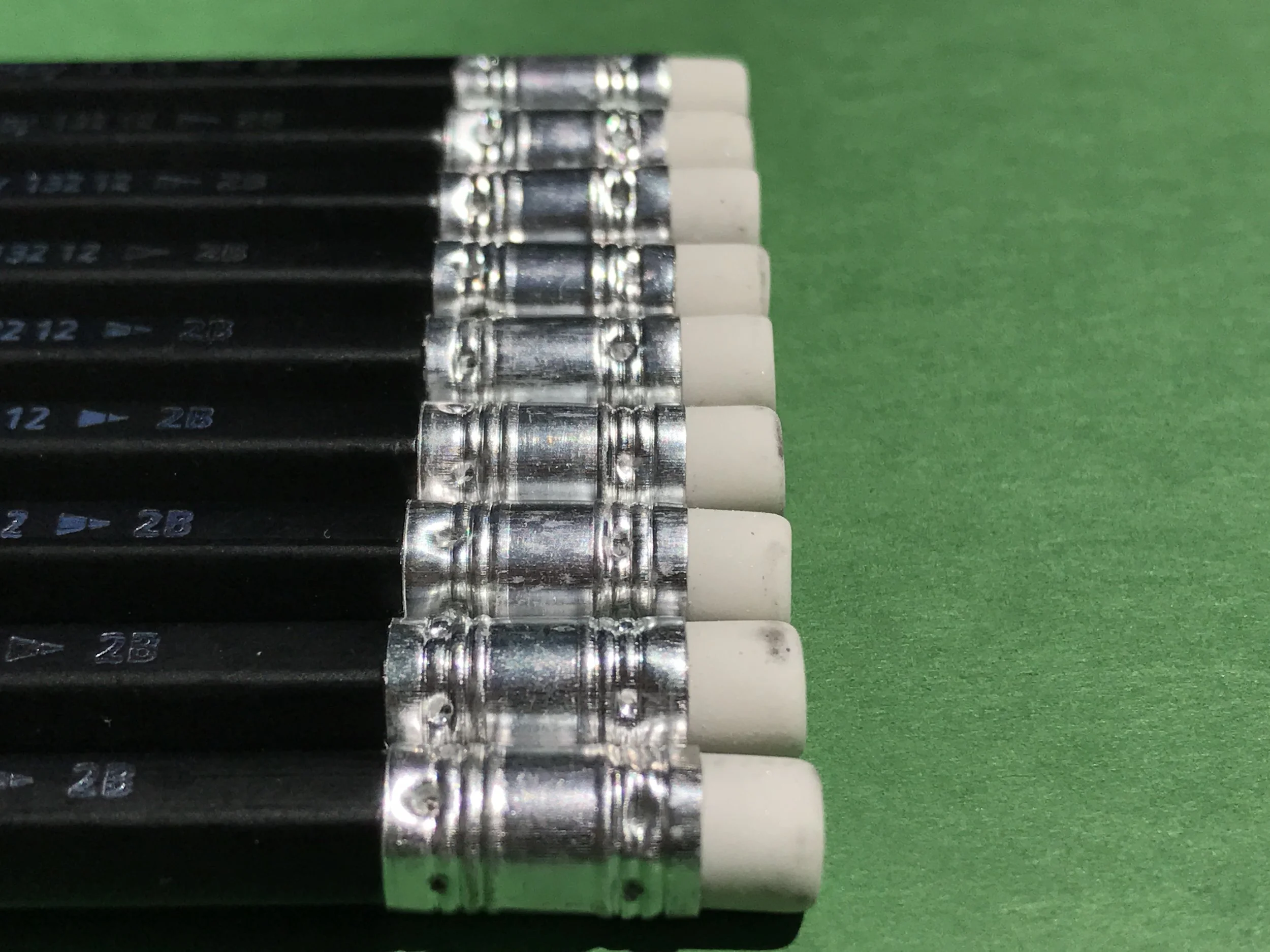 White erasers.
