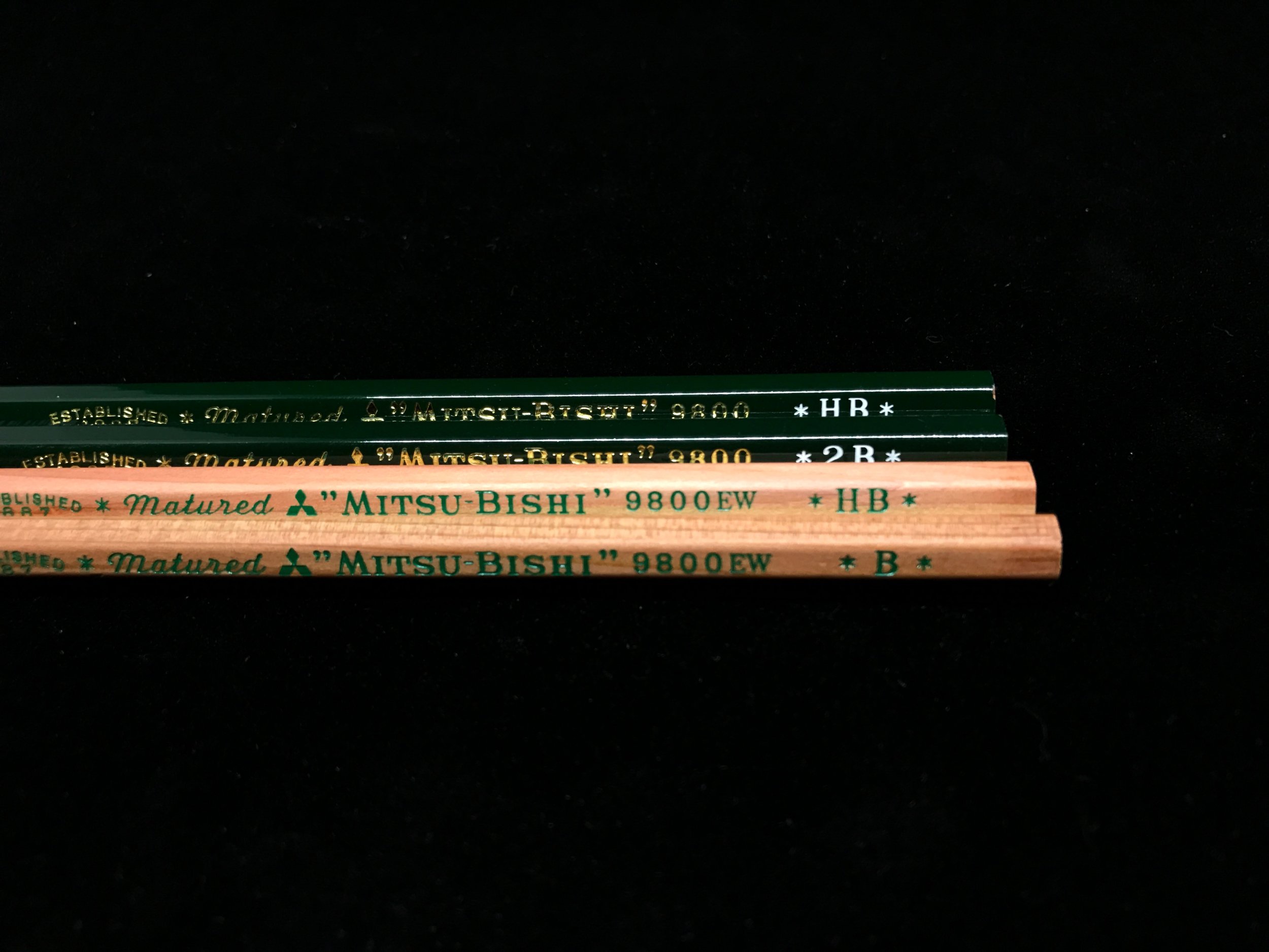 MITSUBISHI PENCIL Recycled Pencil 9800EW HB 12 pieces JAPAN IMPORT 