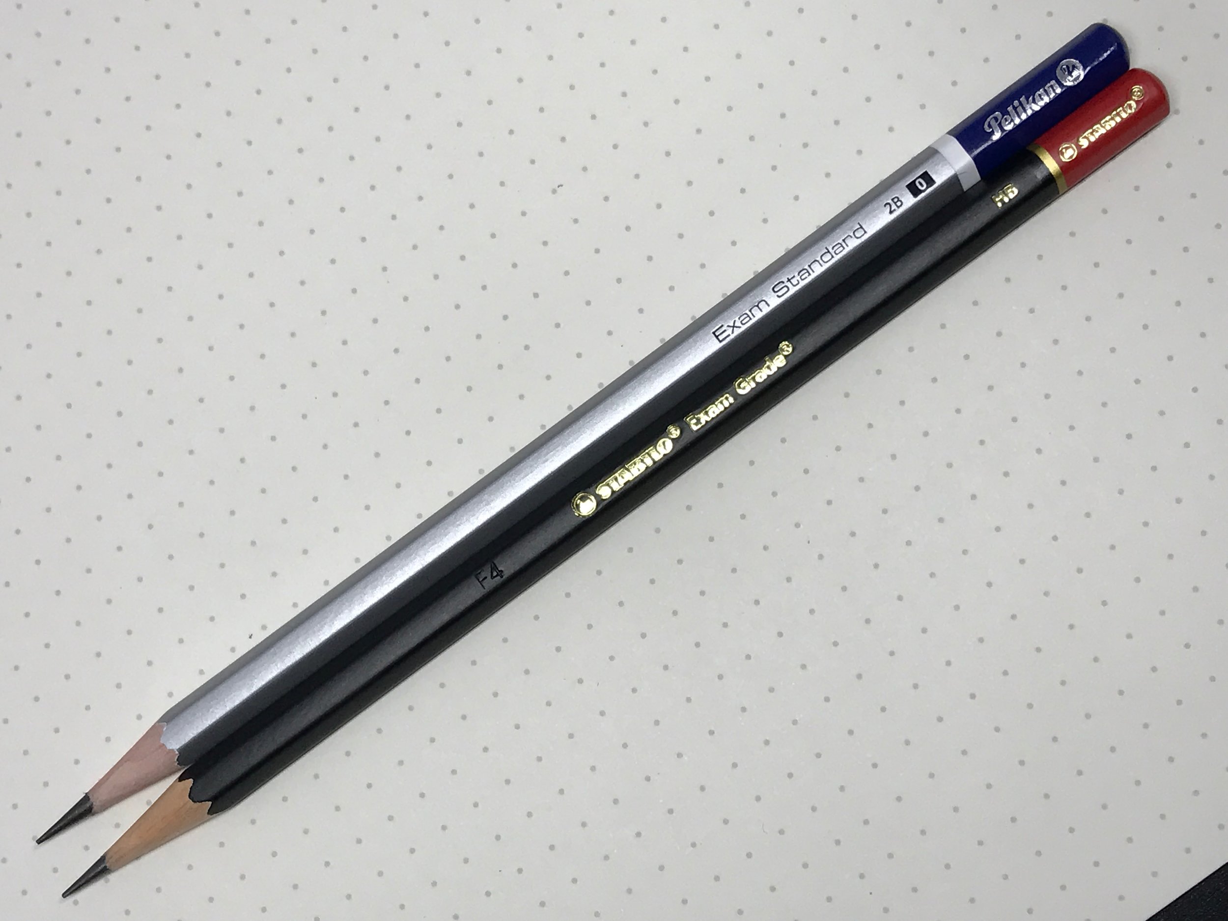 Sharpener Eraser STABILO Exam Grade HB Blister Pack of 4 Graphite Pencil