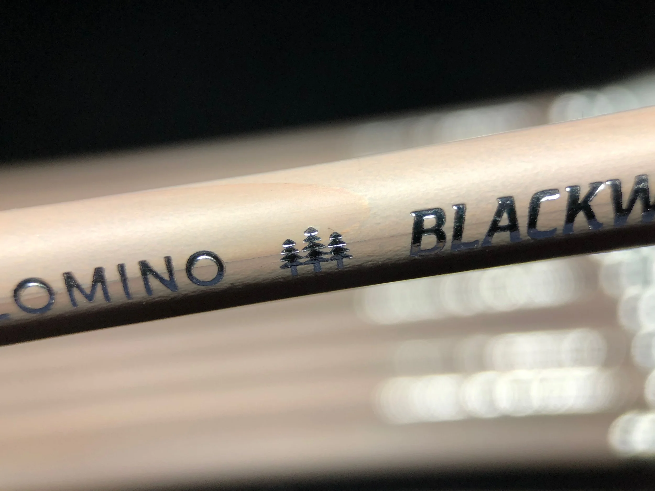 You can see the grain through the lacquer.