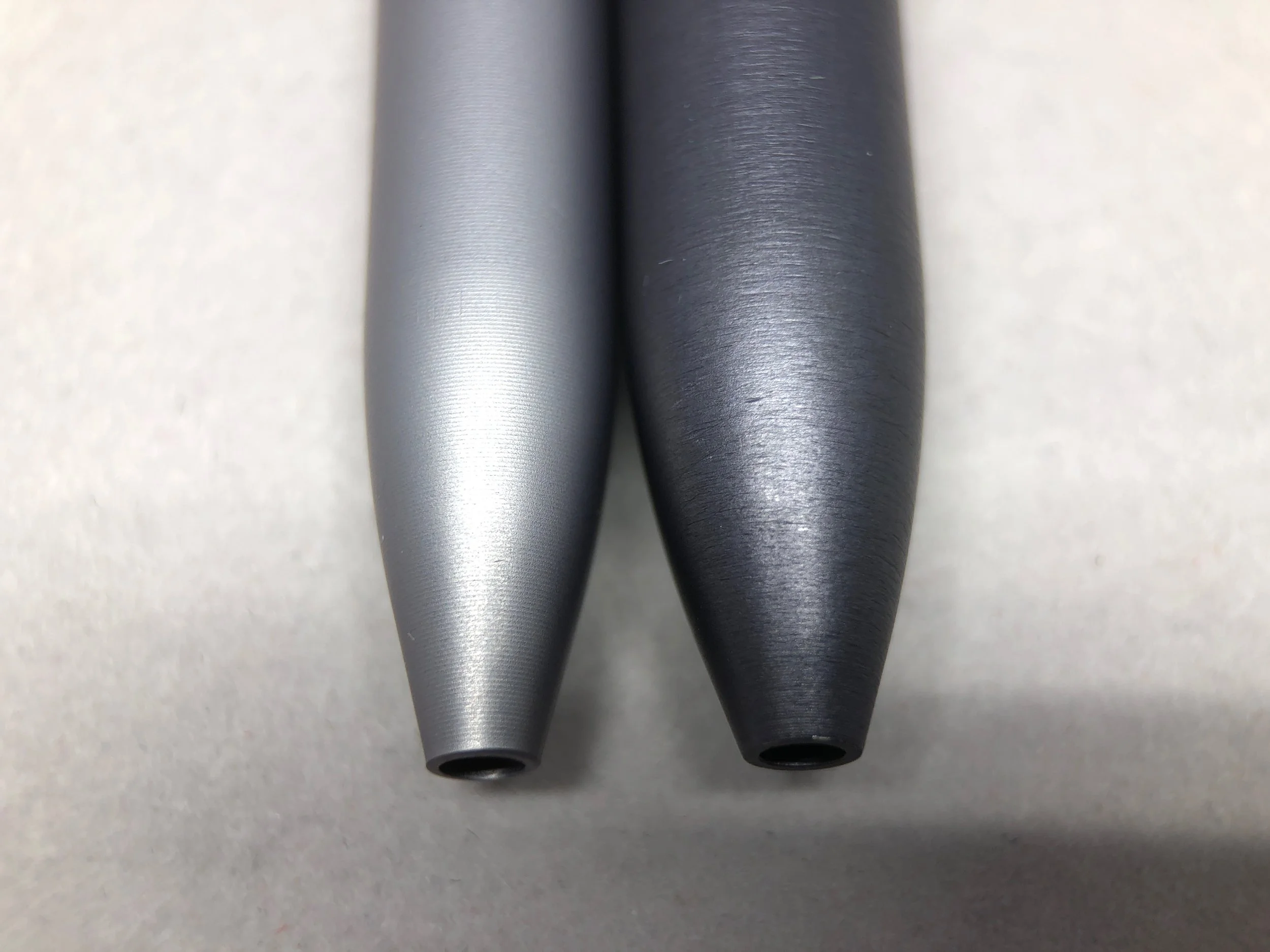 Significantly thinner.
