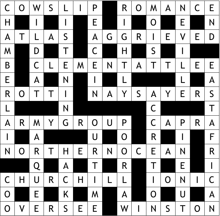 Last Issue’s Answers