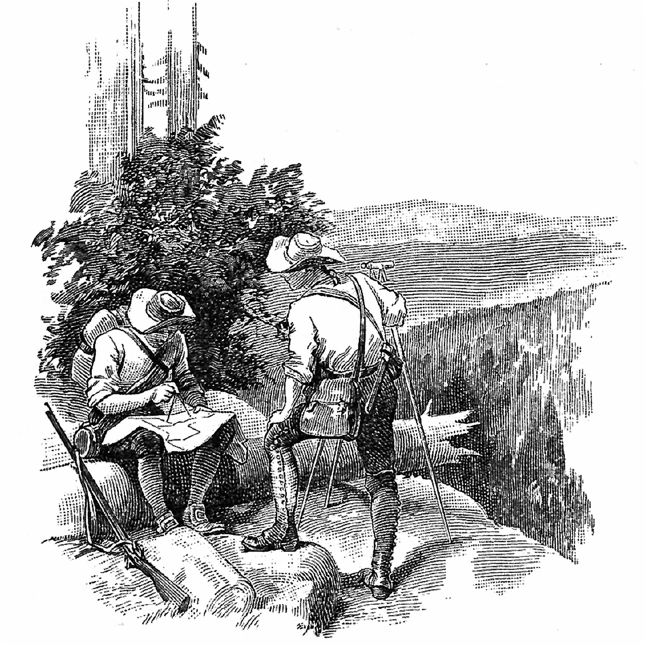 Charles Mason and Jeremiah Dixon Surveying