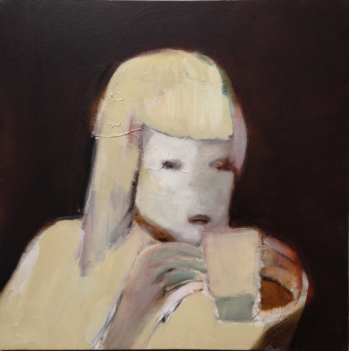 Cup holder_oil paint on canvas_24x24inch_ 2015.jpg