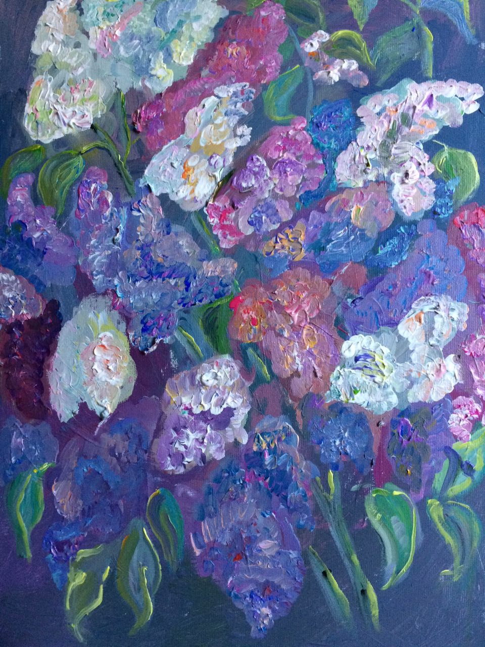 Lilac. Holiday came to us, acrylic, canvas, 50x70, 2017.jpg