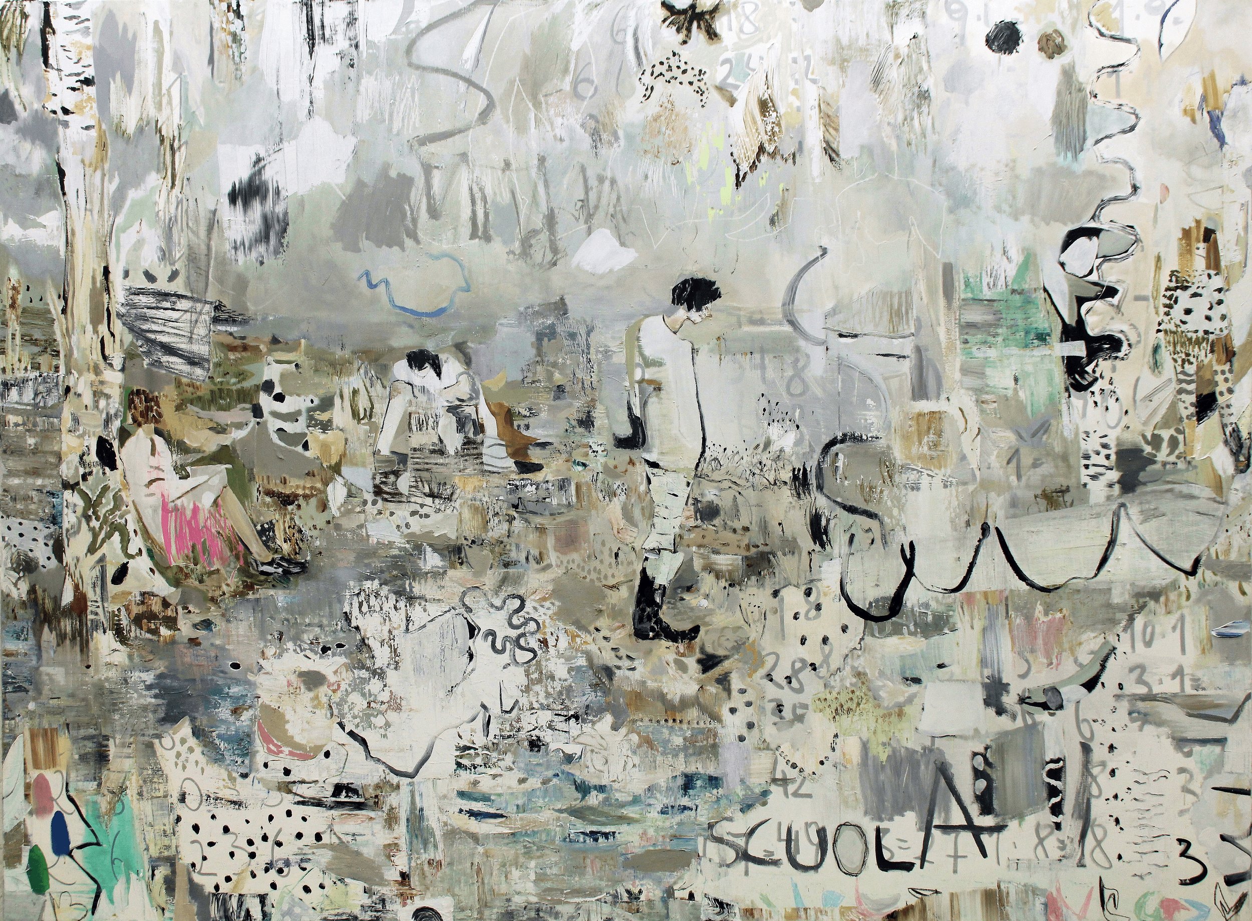 class bunkers, mixed media on canvas, 200x270cm,2016.jpg